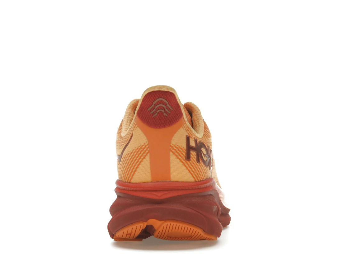 Vue 28 de Hoka One One Clifton 9 Amber Haze Sherbet