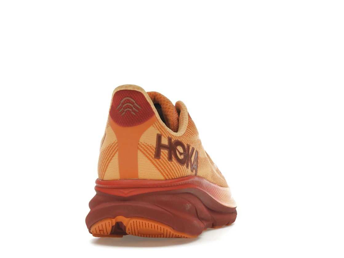 Vue 29 de Hoka One One Clifton 9 Amber Haze Sherbet