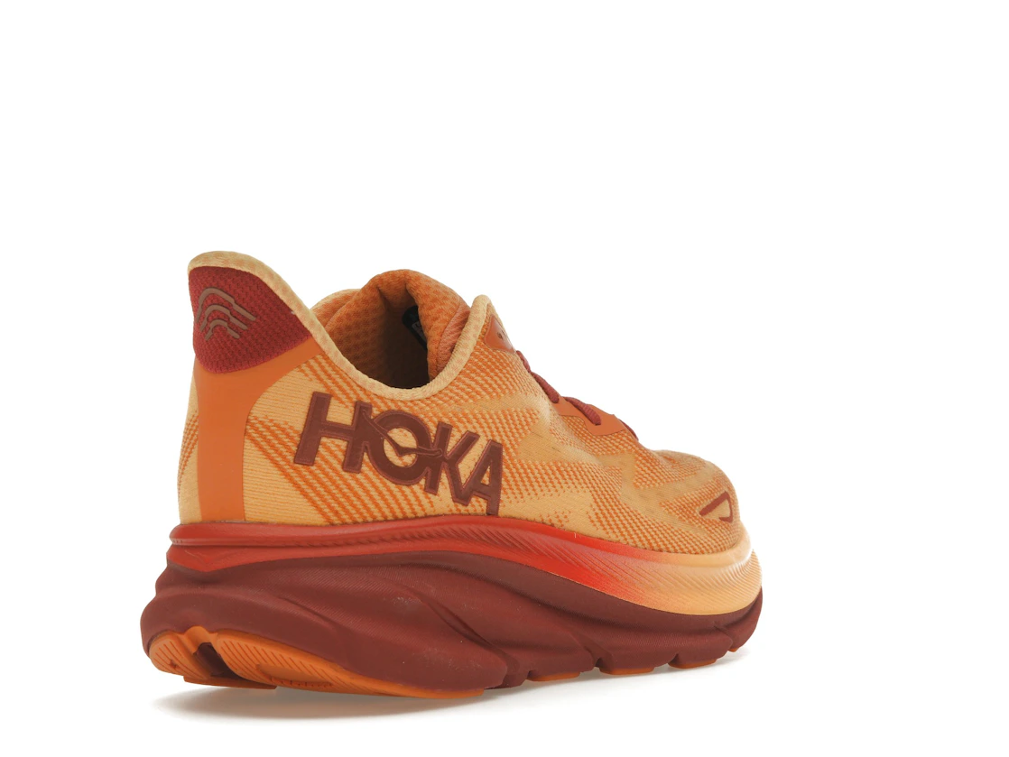 Vue 31 de Hoka One One Clifton 9 Amber Haze Sherbet
