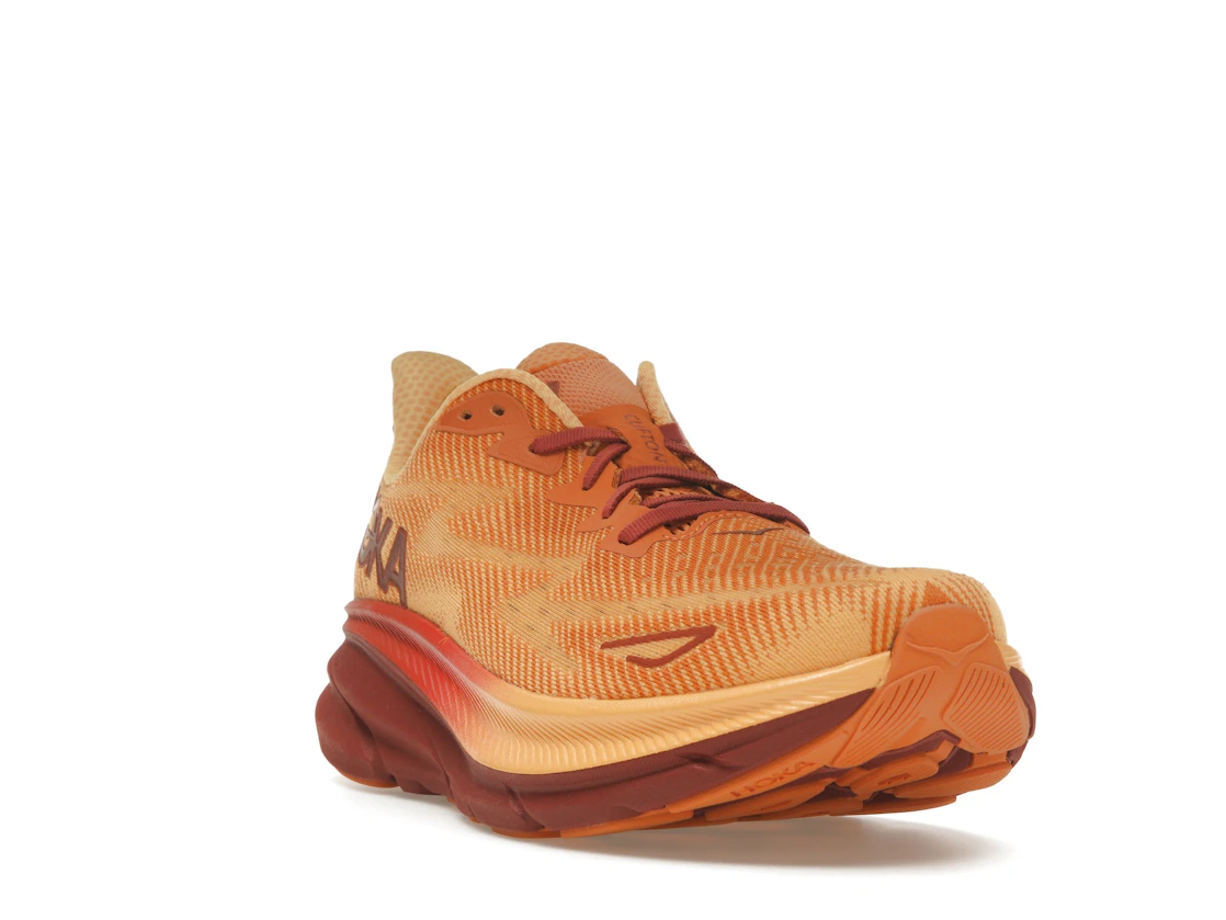 Vue 7 de Hoka One One Clifton 9 Amber Haze Sherbet