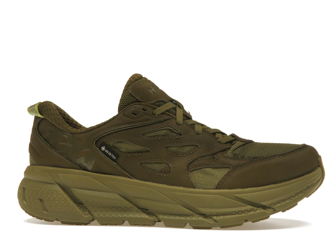 Vue 2 de Hoka One One Clifton L Gore-Tex Avocado Green Moss (All Gender)