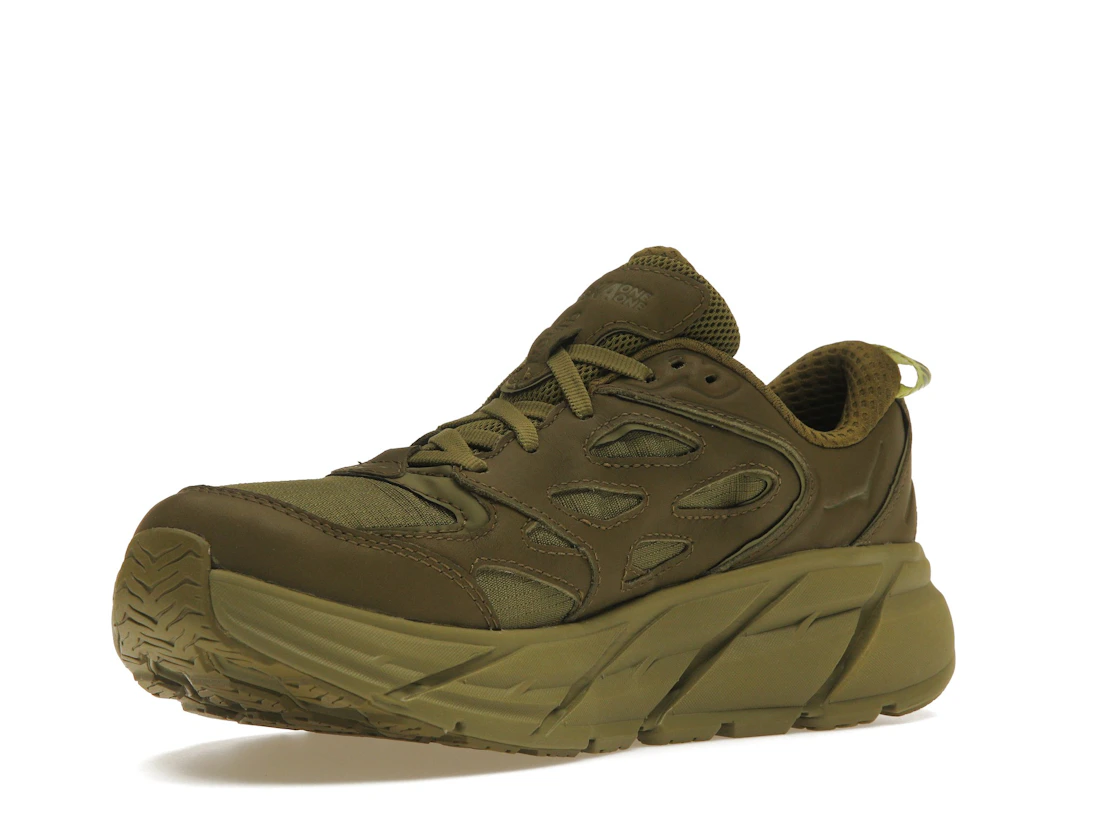 Vue 15 de Hoka One One Clifton L Gore-Tex Avocado Green Moss (All Gender)