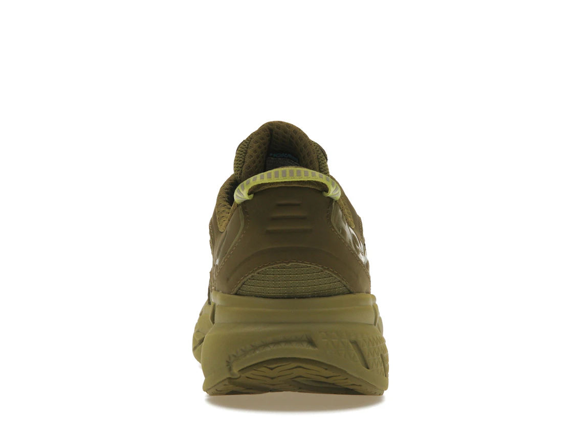 Vue 28 de Hoka One One Clifton L Gore-Tex Avocado Green Moss (All Gender)