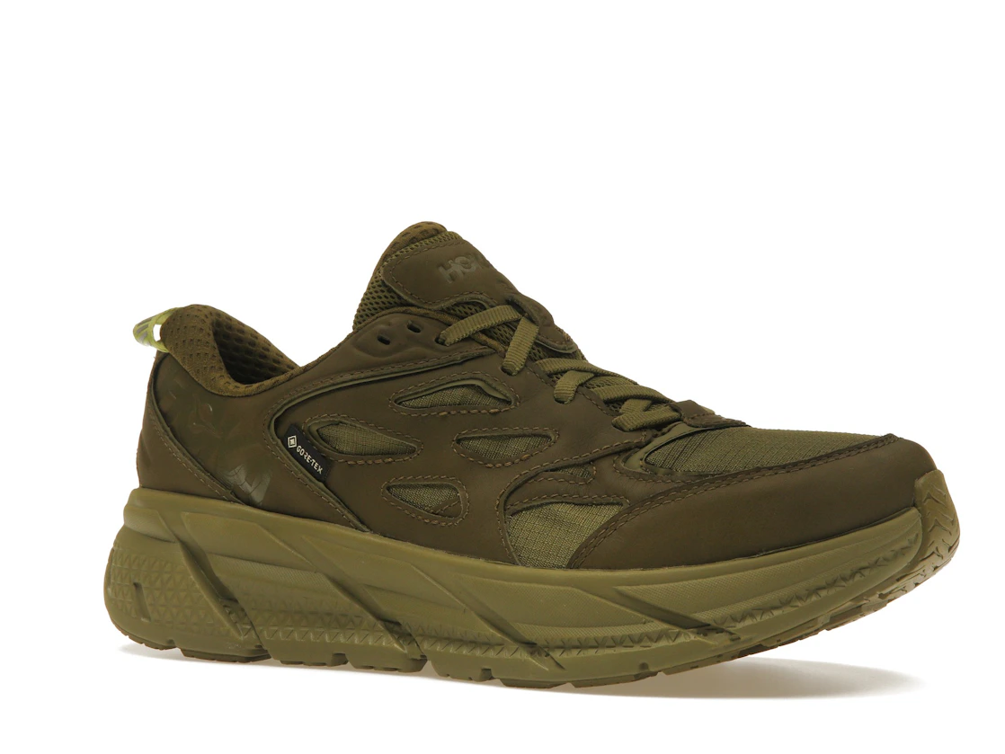 Vue 4 de Hoka One One Clifton L Gore-Tex Avocado Green Moss (All Gender)