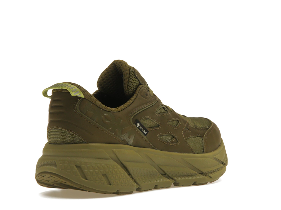 Vue 32 de Hoka One One Clifton L Gore-Tex Avocado Green Moss (All Gender)