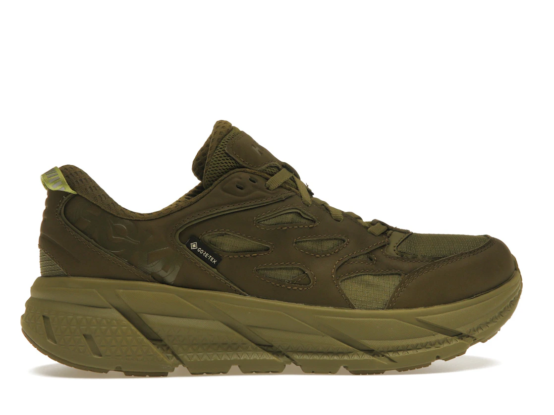 Vue 36 de Hoka One One Clifton L Gore-Tex Avocado Green Moss (All Gender)
