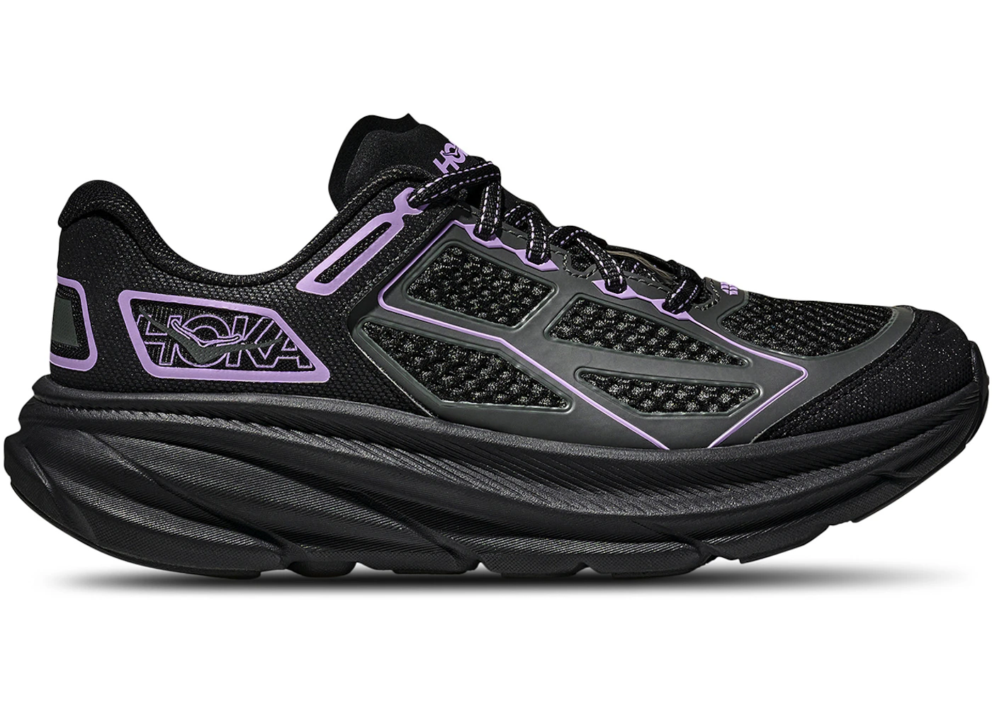 Hoka One One Clifton One9 Black Aster Flower
