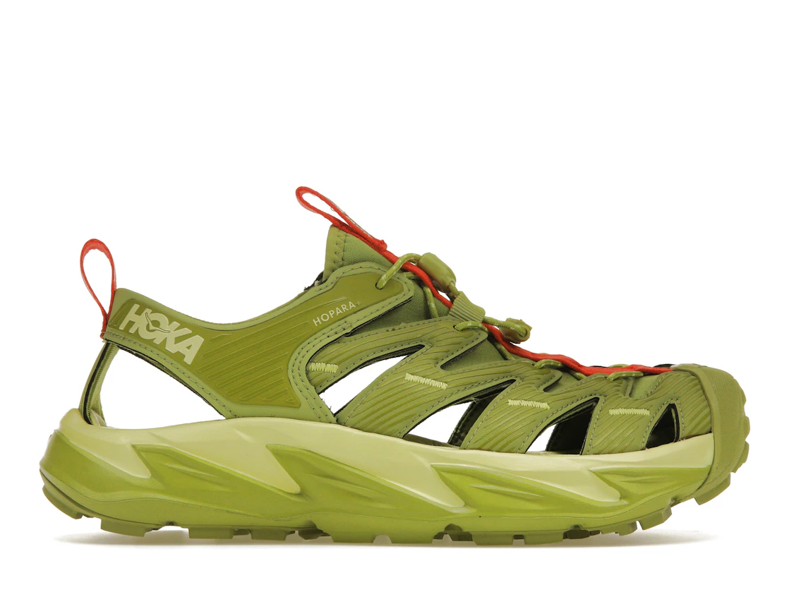 Vue 1 de Hoka One One Hopara Dark Citron Luminary Green (All Gender)