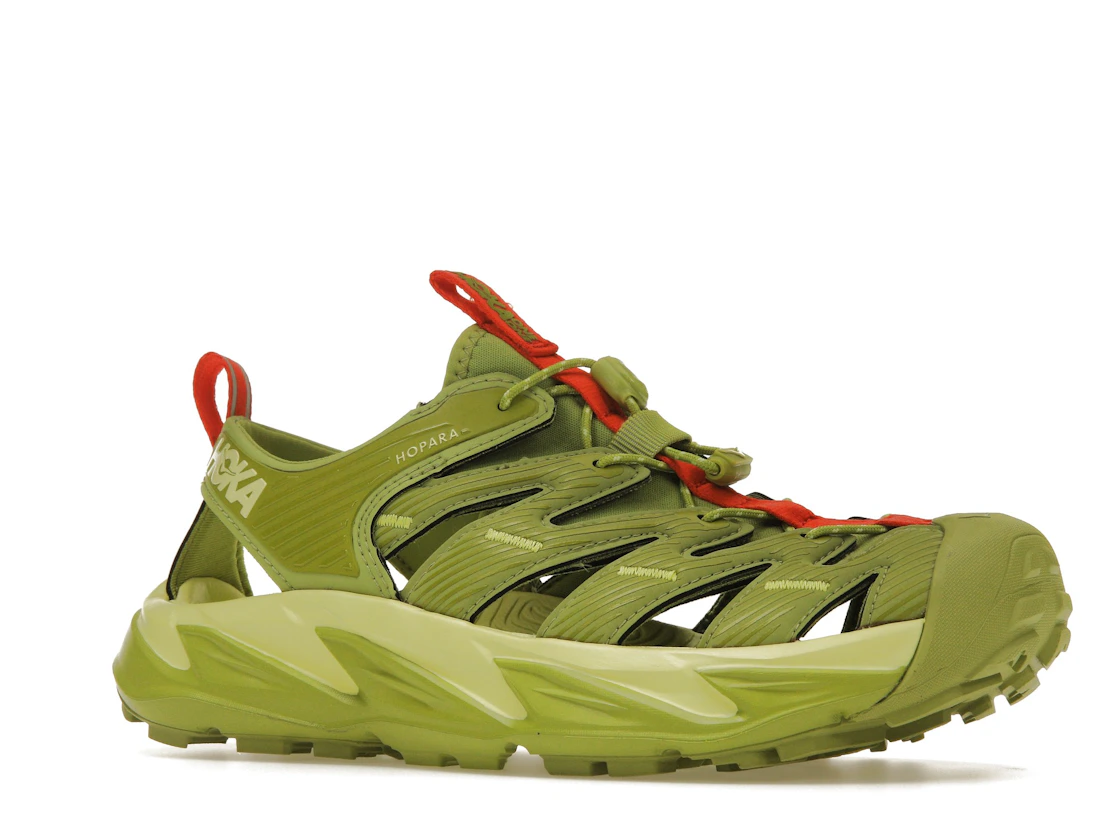 Vue 4 de Hoka One One Hopara Dark Citron Luminary Green (All Gender)
