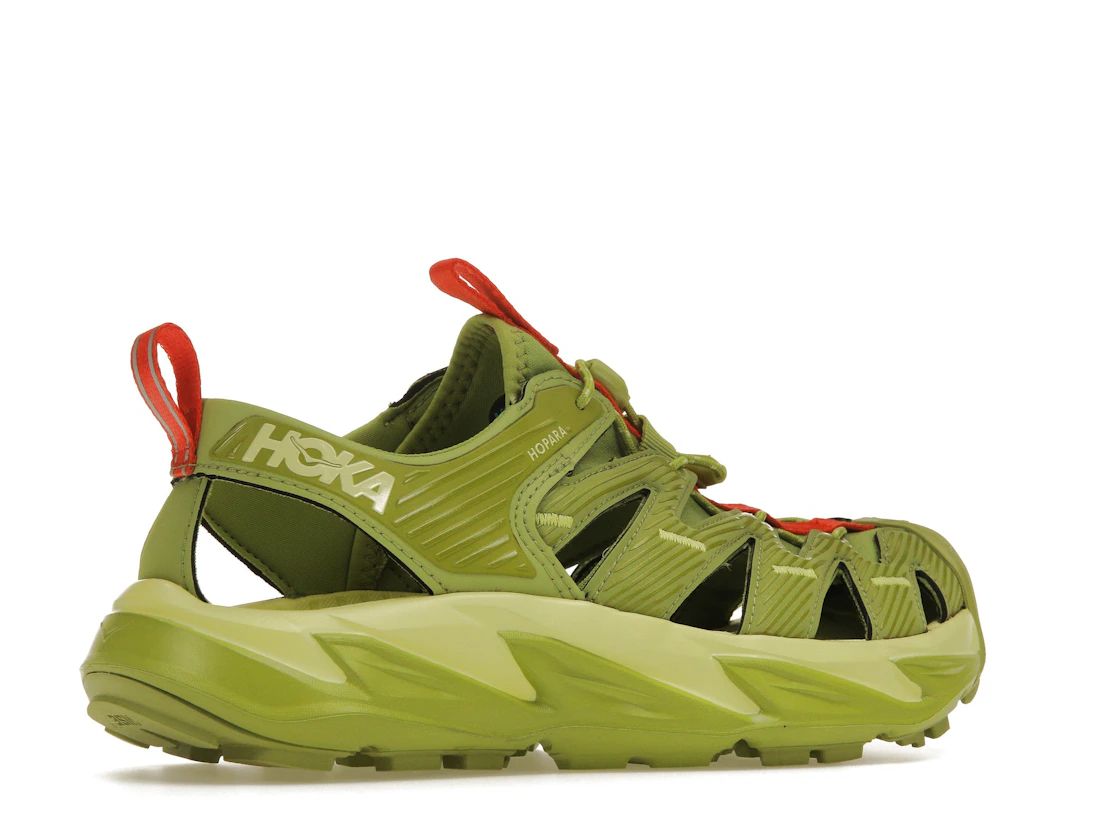 Vue 34 de Hoka One One Hopara Dark Citron Luminary Green (All Gender)