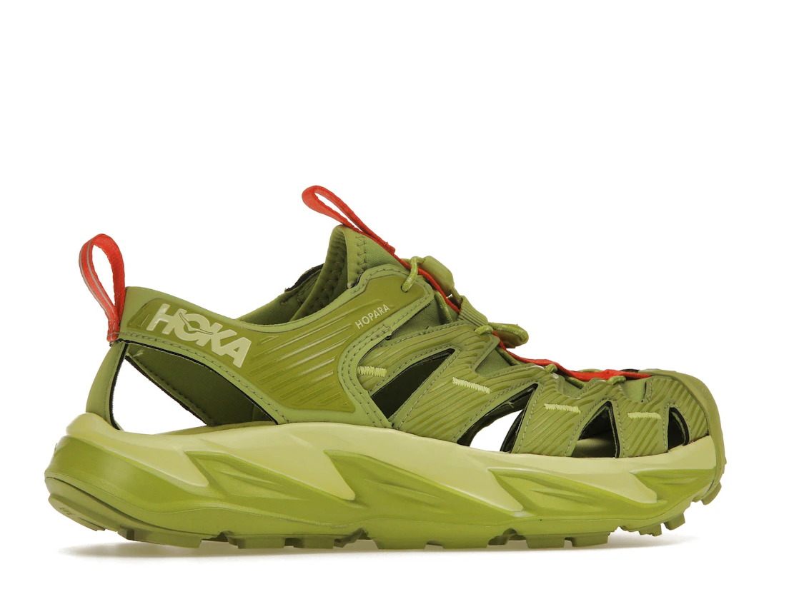 Vue 35 de Hoka One One Hopara Dark Citron Luminary Green (All Gender)