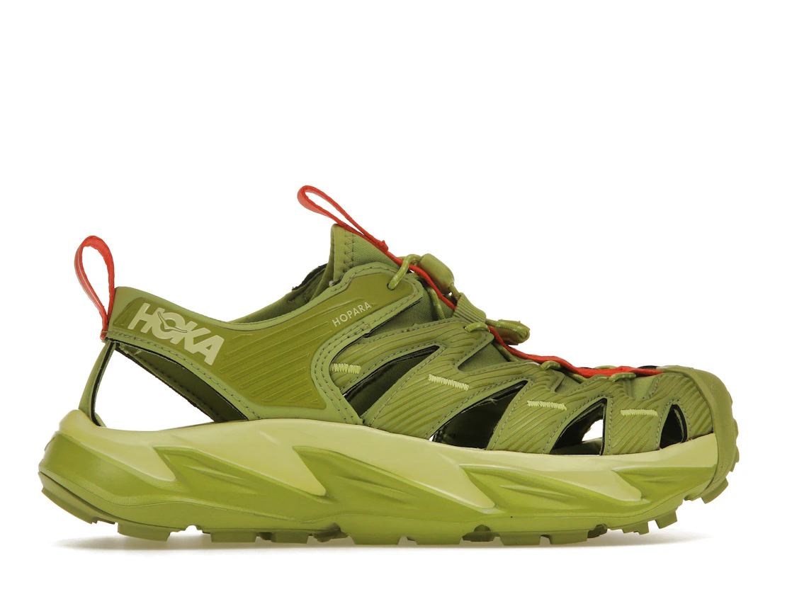 Vue 36 de Hoka One One Hopara Dark Citron Luminary Green (All Gender)
