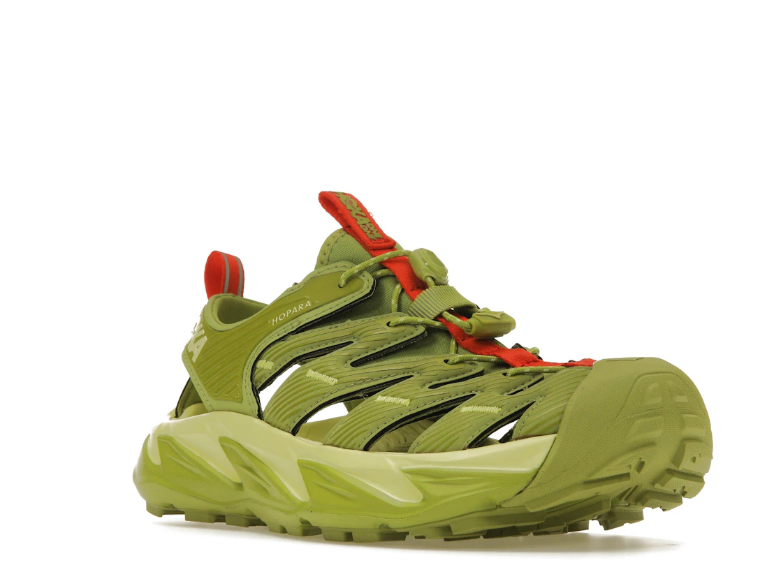 Vue 6 de Hoka One One Hopara Dark Citron Luminary Green (All Gender)