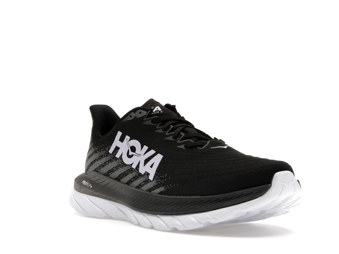 Vue 6 de Hoka One One Mach 5 Black Castlerock Grey