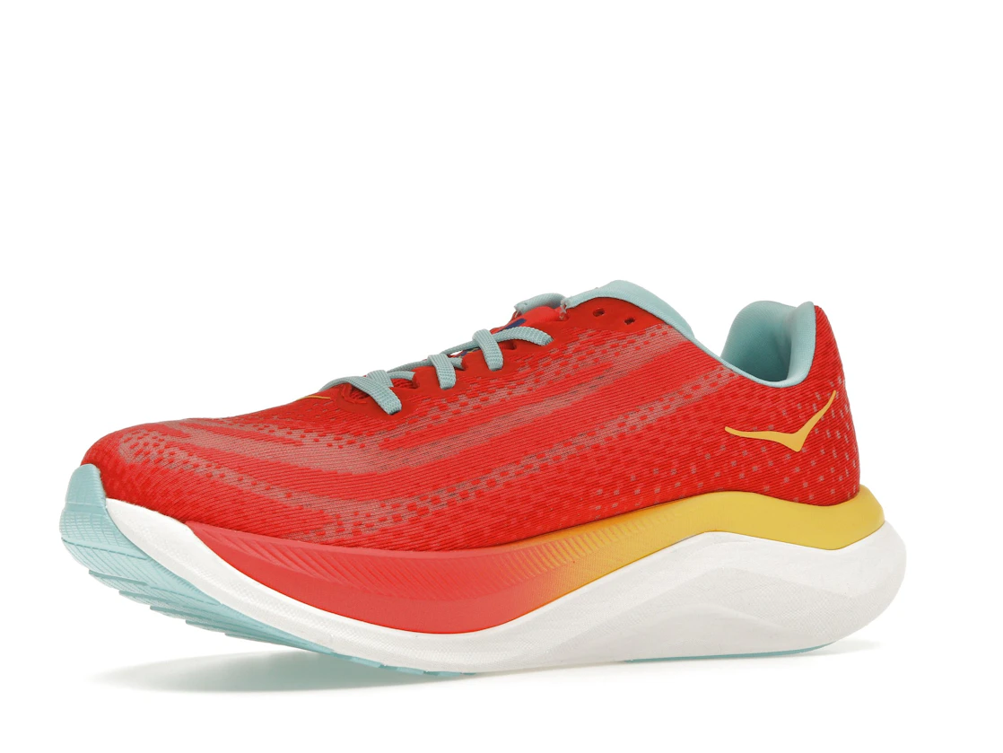Vue 16 de Hoka One One Mach X Cerise Cloudless