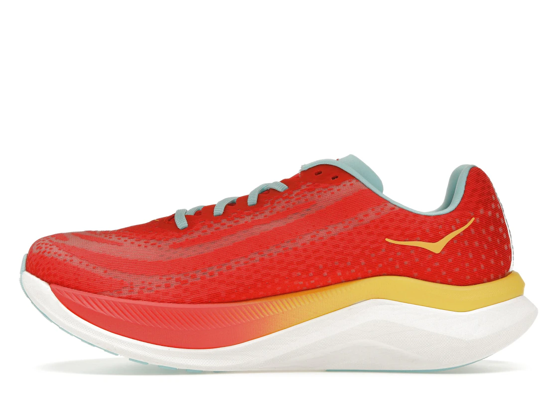 Vue 19 de Hoka One One Mach X Cerise Cloudless