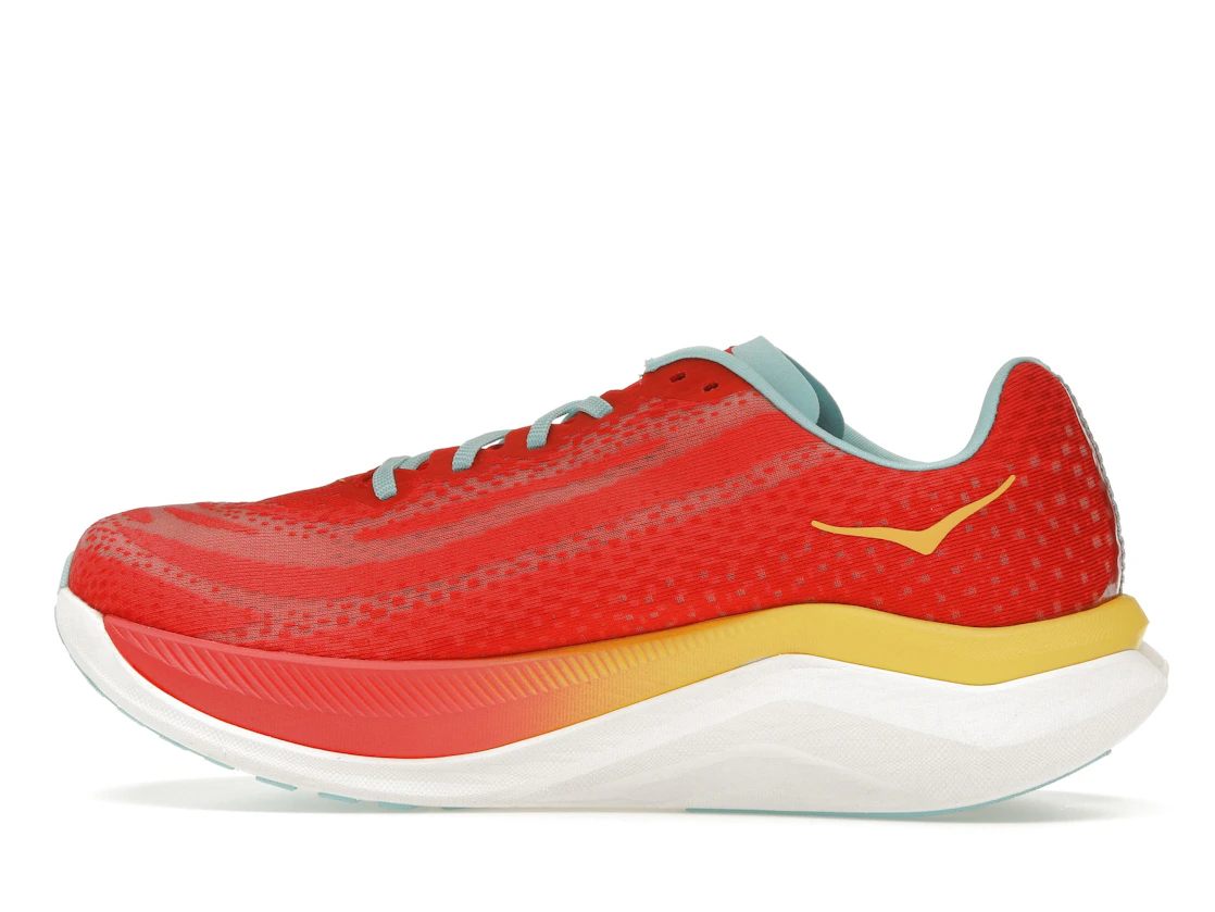 Vue 20 de Hoka One One Mach X Cerise Cloudless