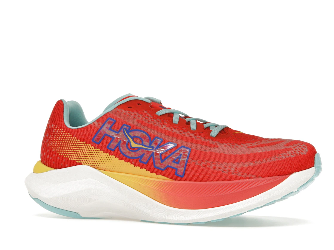 Vue 3 de Hoka One One Mach X Cerise Cloudless