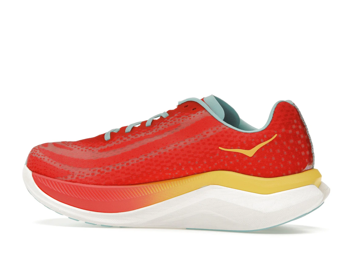 Vue 21 de Hoka One One Mach X Cerise Cloudless