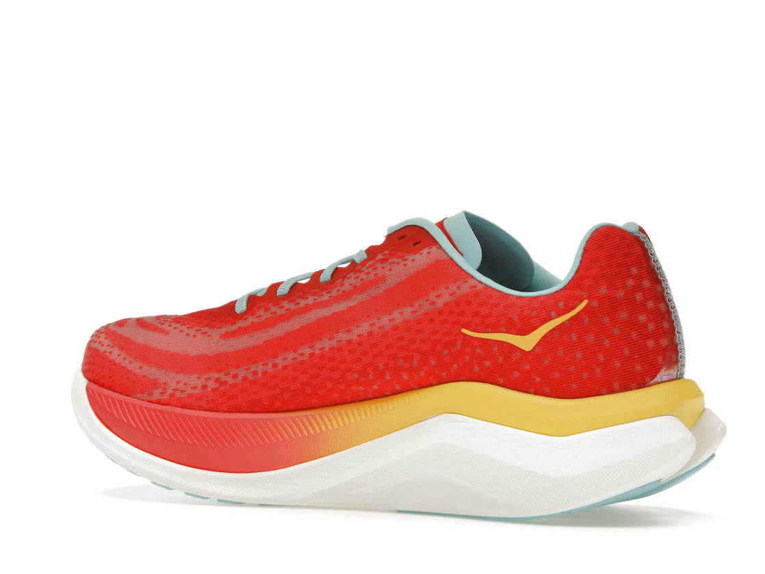 Vue 22 de Hoka One One Mach X Cerise Cloudless