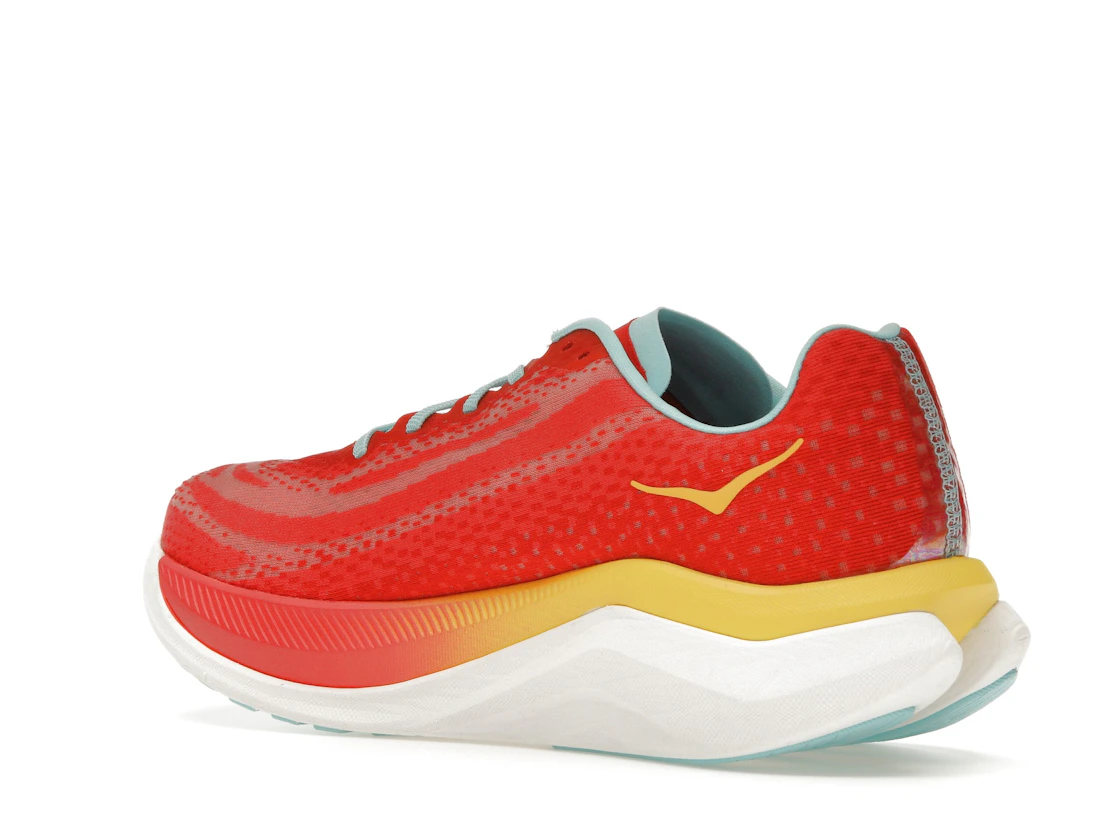 Vue 23 de Hoka One One Mach X Cerise Cloudless