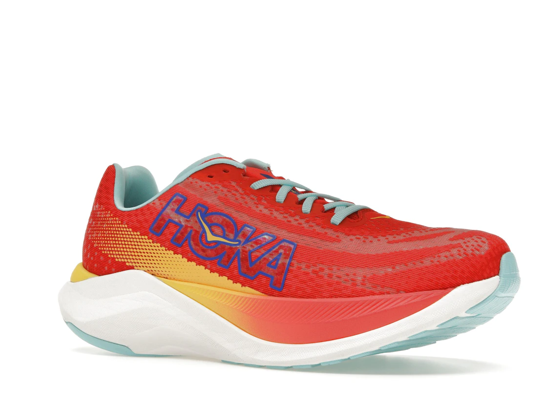 Vue 4 de Hoka One One Mach X Cerise Cloudless