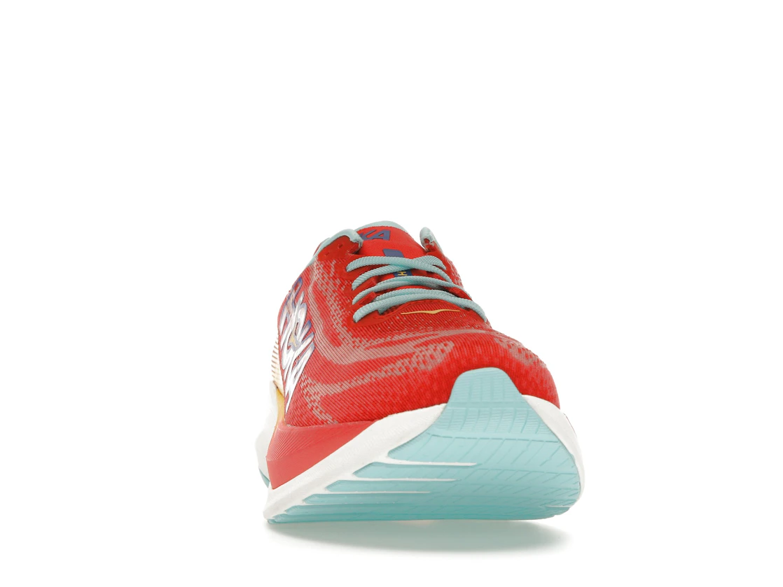 Vue 9 de Hoka One One Mach X Cerise Cloudless