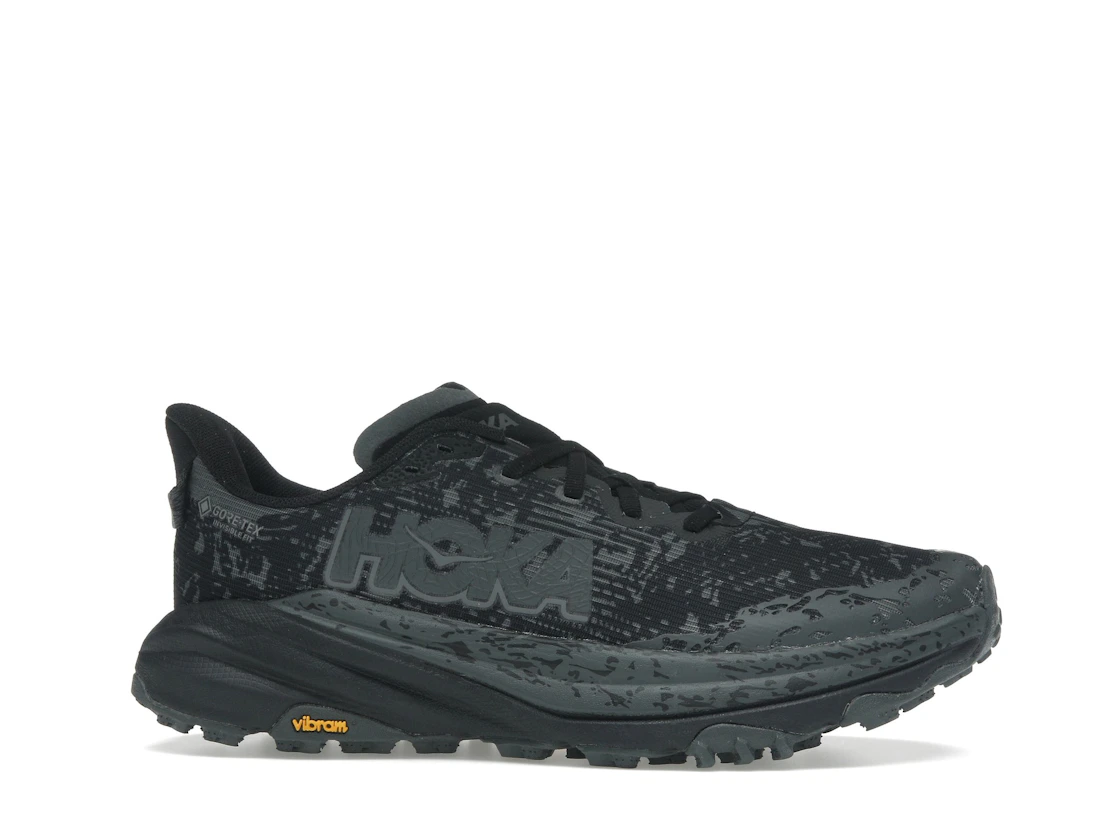 Vue 2 de Hoka One One Speedgoat 6 Gore-Tex Black Outer Orbit 