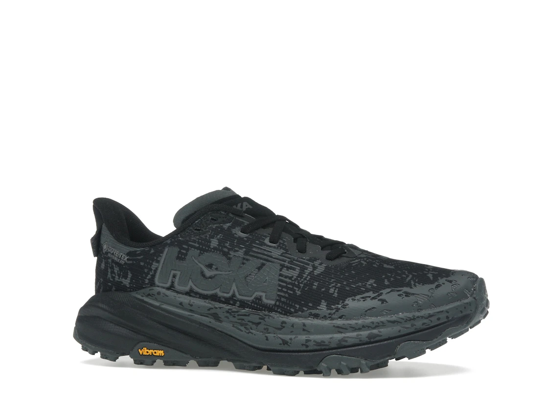 Vue 3 de Hoka One One Speedgoat 6 Gore-Tex Black Outer Orbit 