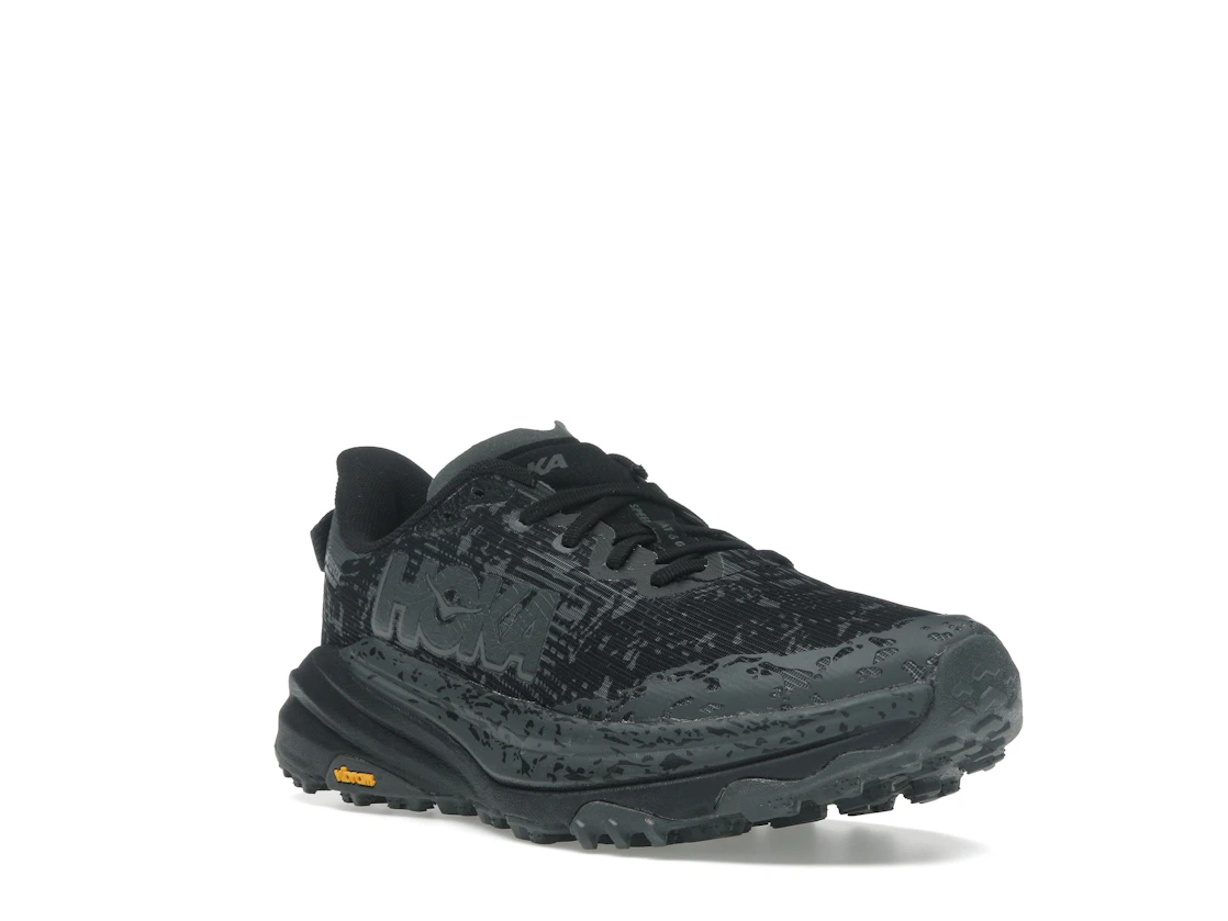 Vue 6 de Hoka One One Speedgoat 6 Gore-Tex Black Outer Orbit 