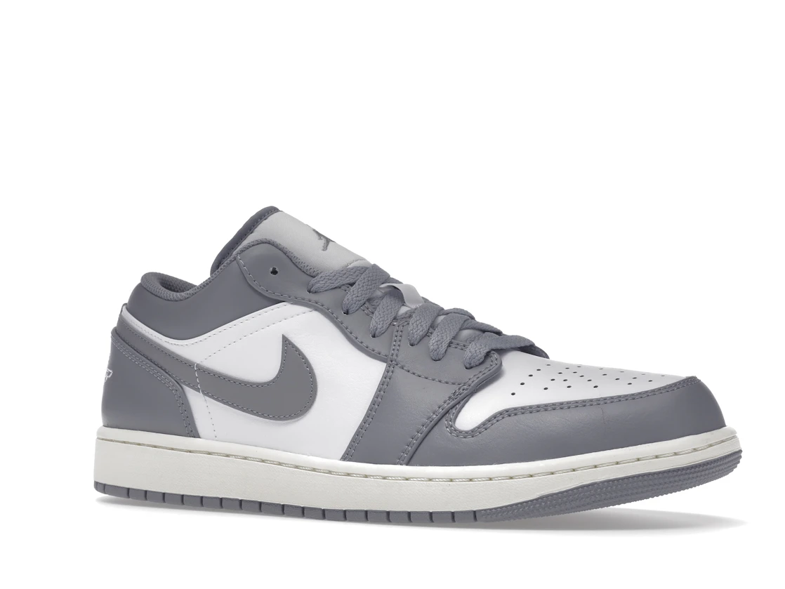 Vue 4 de Air Jordan 1 Low Vintage Stealth Grey