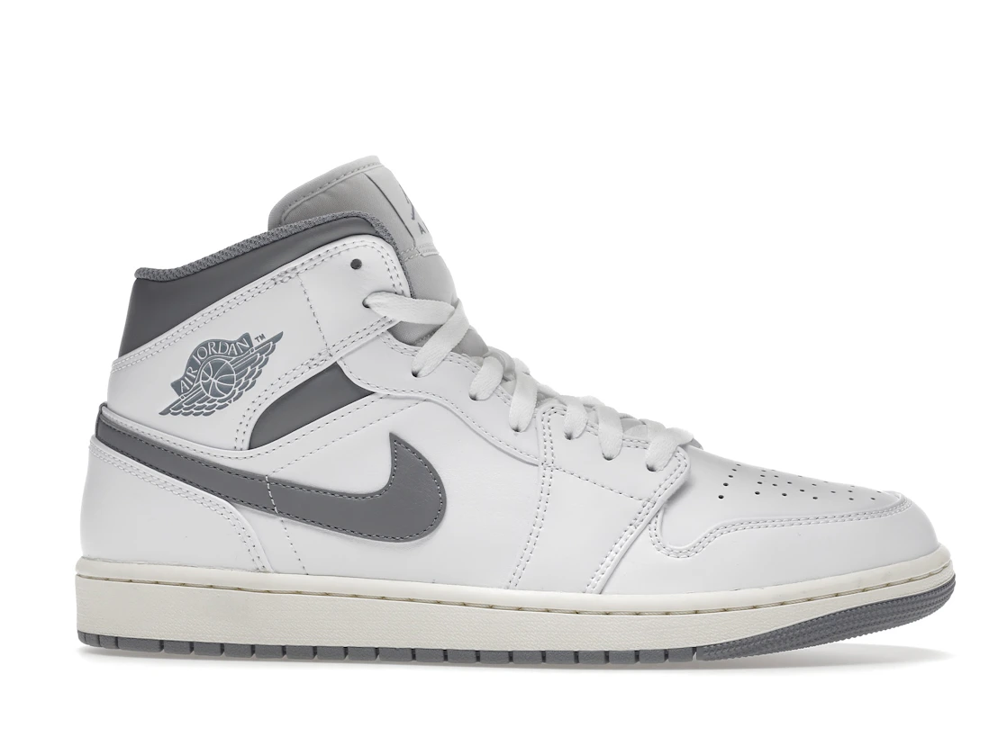 Vue 2 de Air Jordan 1 Mid Neutral Grey