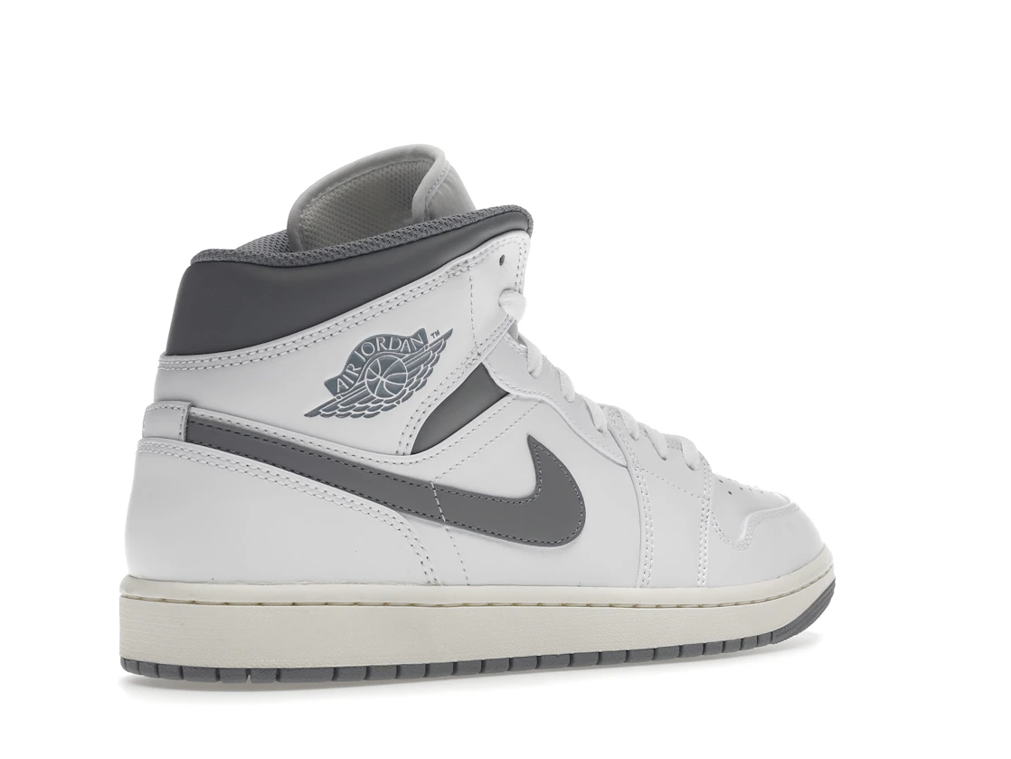 Vue 33 de Air Jordan 1 Mid Neutral Grey