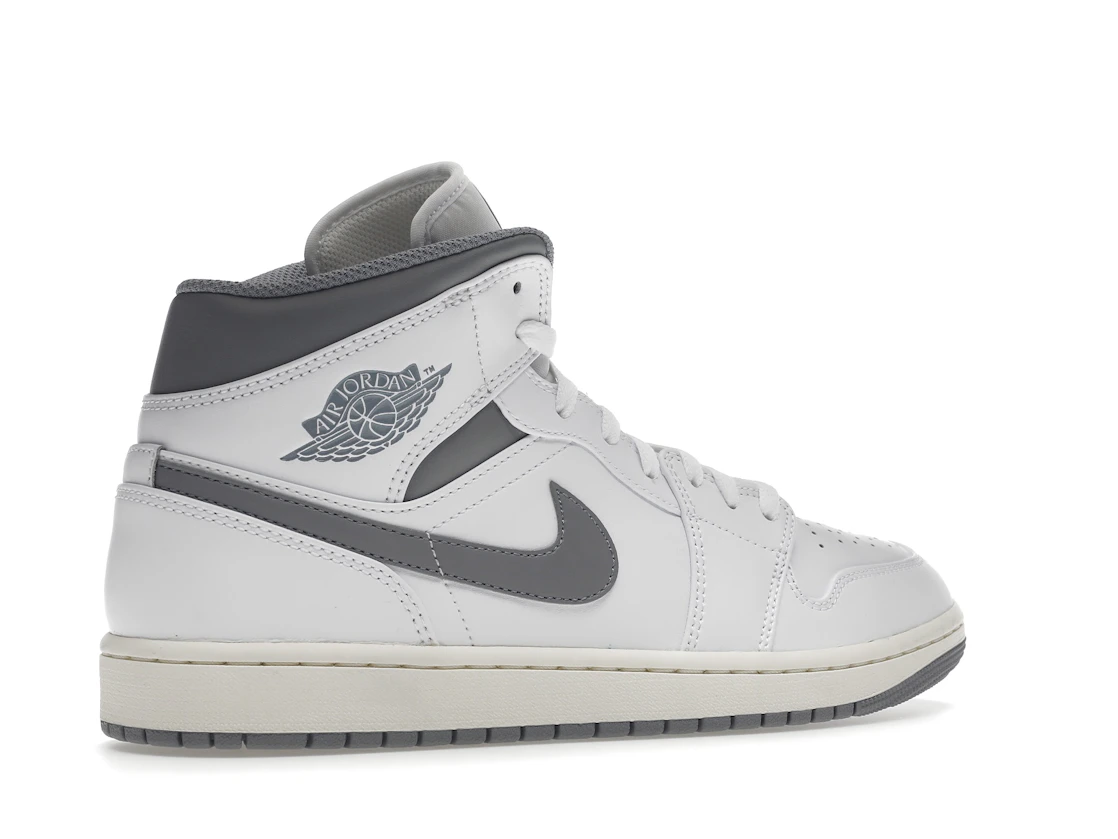 Vue 34 de Air Jordan 1 Mid Neutral Grey