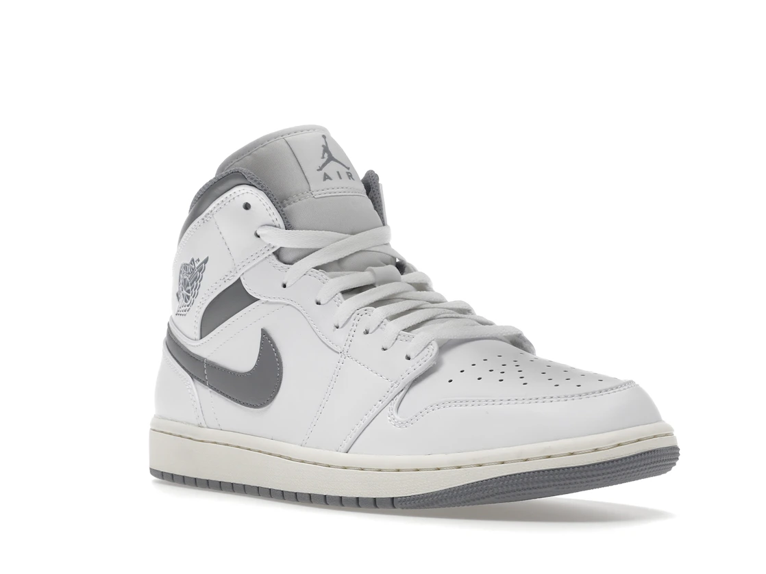 Vue 6 de Air Jordan 1 Mid Neutral Grey