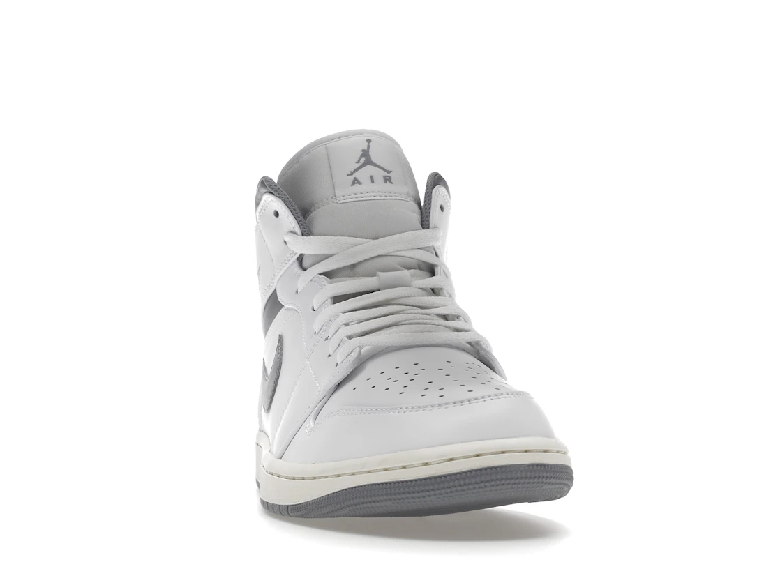 Vue 9 de Air Jordan 1 Mid Neutral Grey