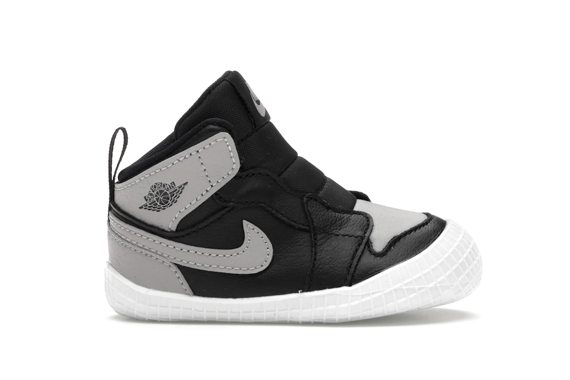 Vue 1 de Jordan 1 Crib Bootie Black Medium Grey (I)