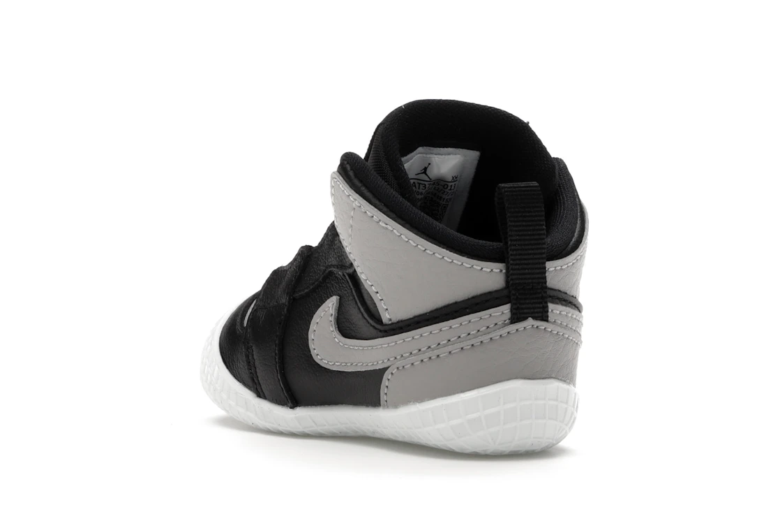 Vue 25 de Jordan 1 Crib Bootie Black Medium Grey (I)