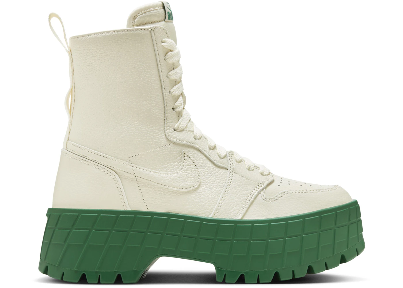 Jordan 1 High Brooklyn Coconut Milk Pine Green 