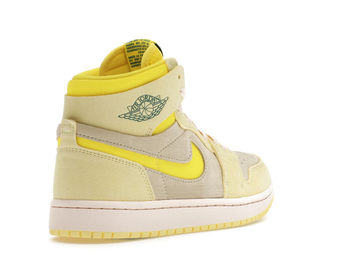 Vue 32 de Jordan 1 High Zoom Air CMFT 2 Citron Tint 