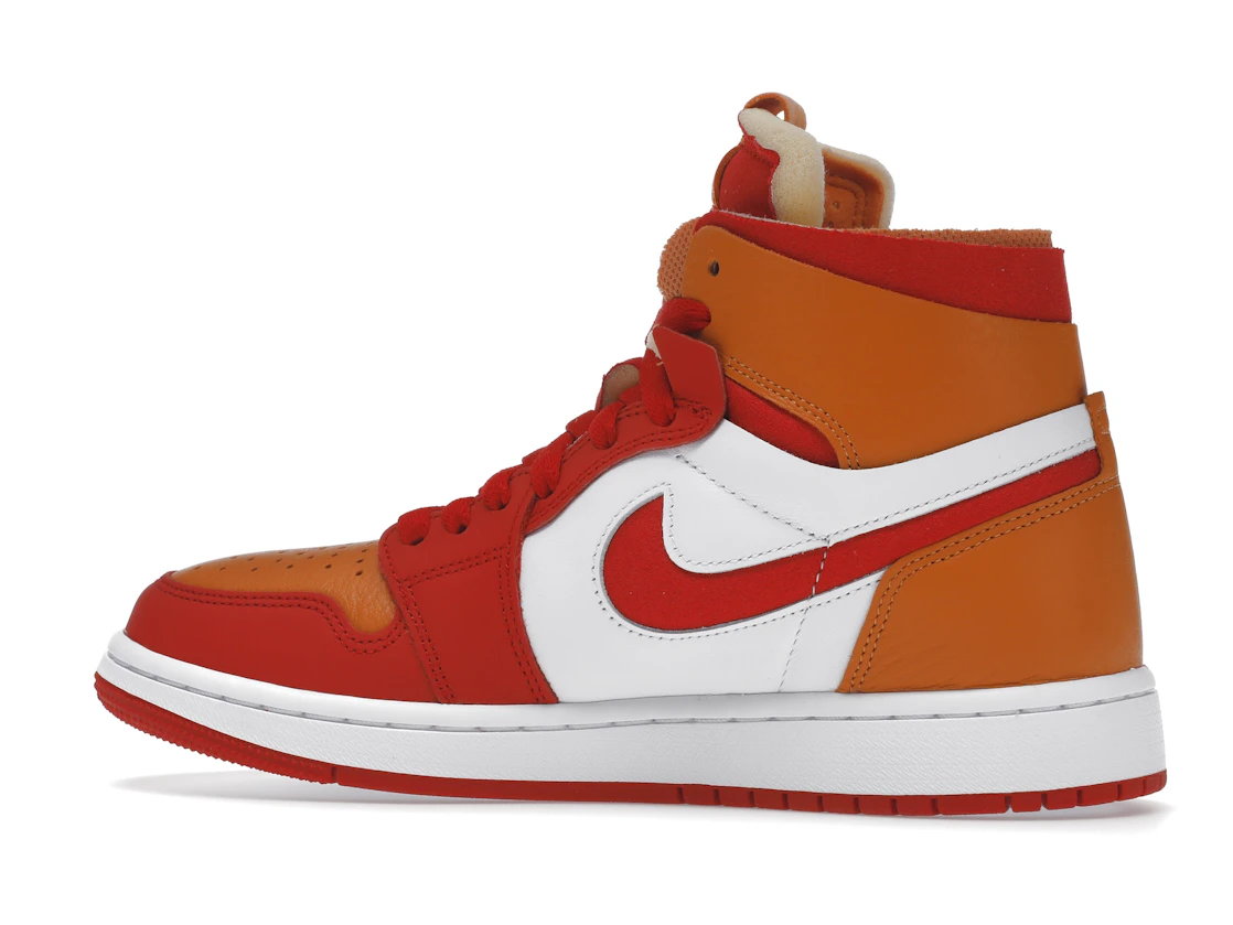 Vue 21 de Jordan 1 High Zoom Air CMFT Fire Red Hot Curry 