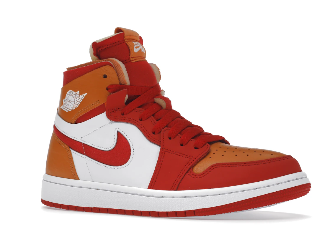 Vue 4 de Jordan 1 High Zoom Air CMFT Fire Red Hot Curry 