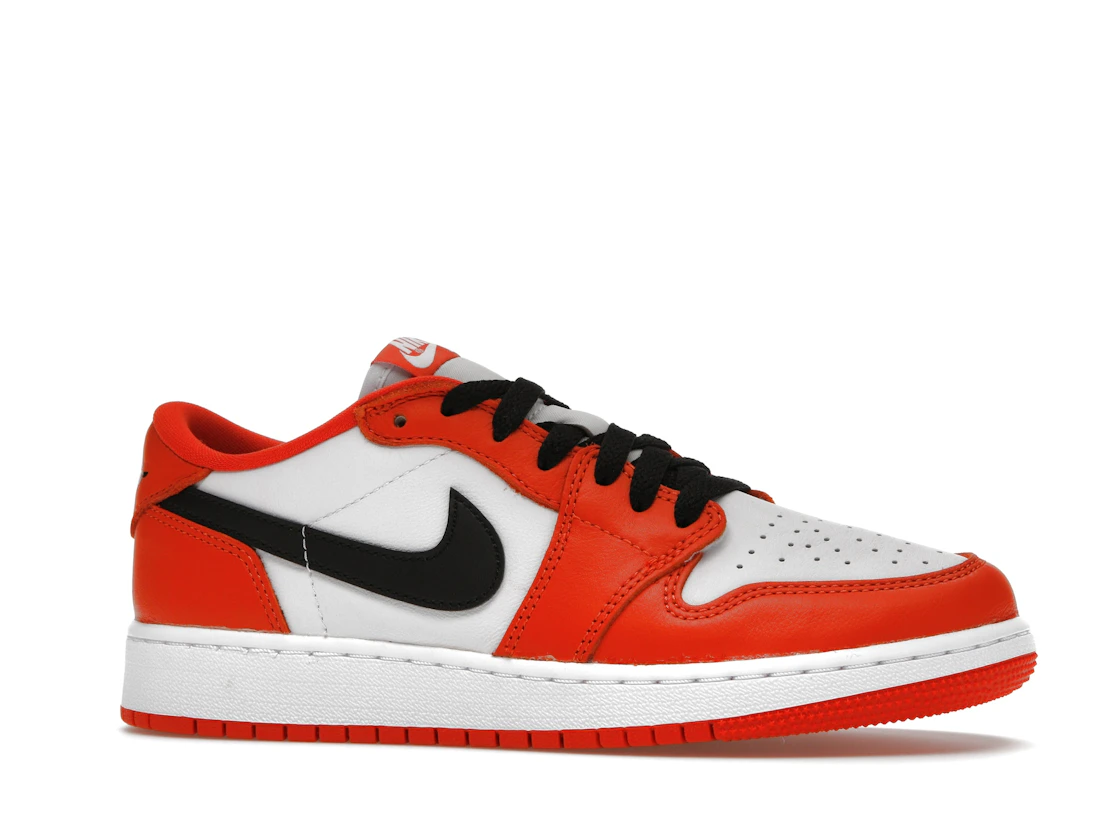 Vue 3 de Jordan 1 Low OG Starfish (GS)