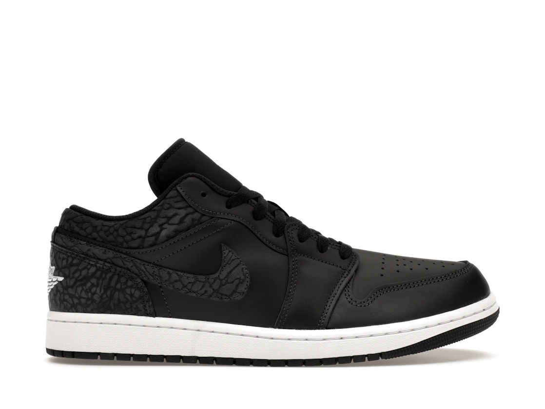 Vue 1 de Jordan 1 Low SE Black Elephant