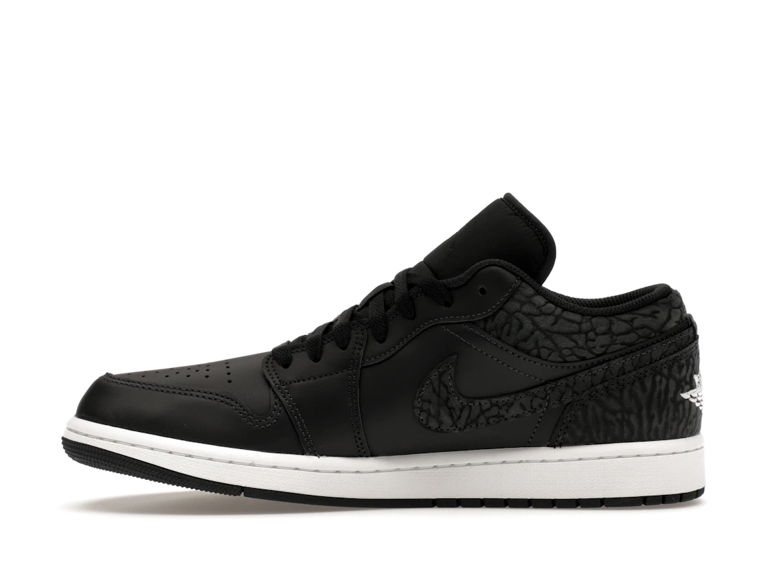 Vue 19 de Jordan 1 Low SE Black Elephant