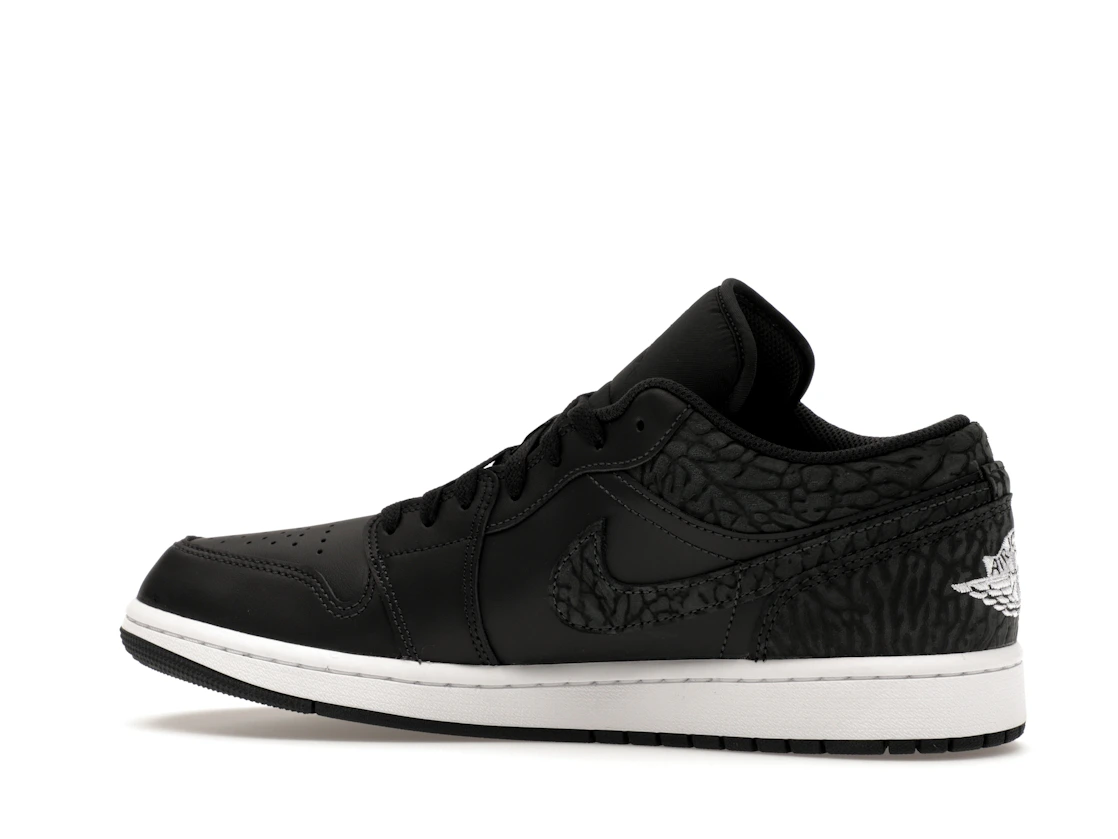 Vue 21 de Jordan 1 Low SE Black Elephant