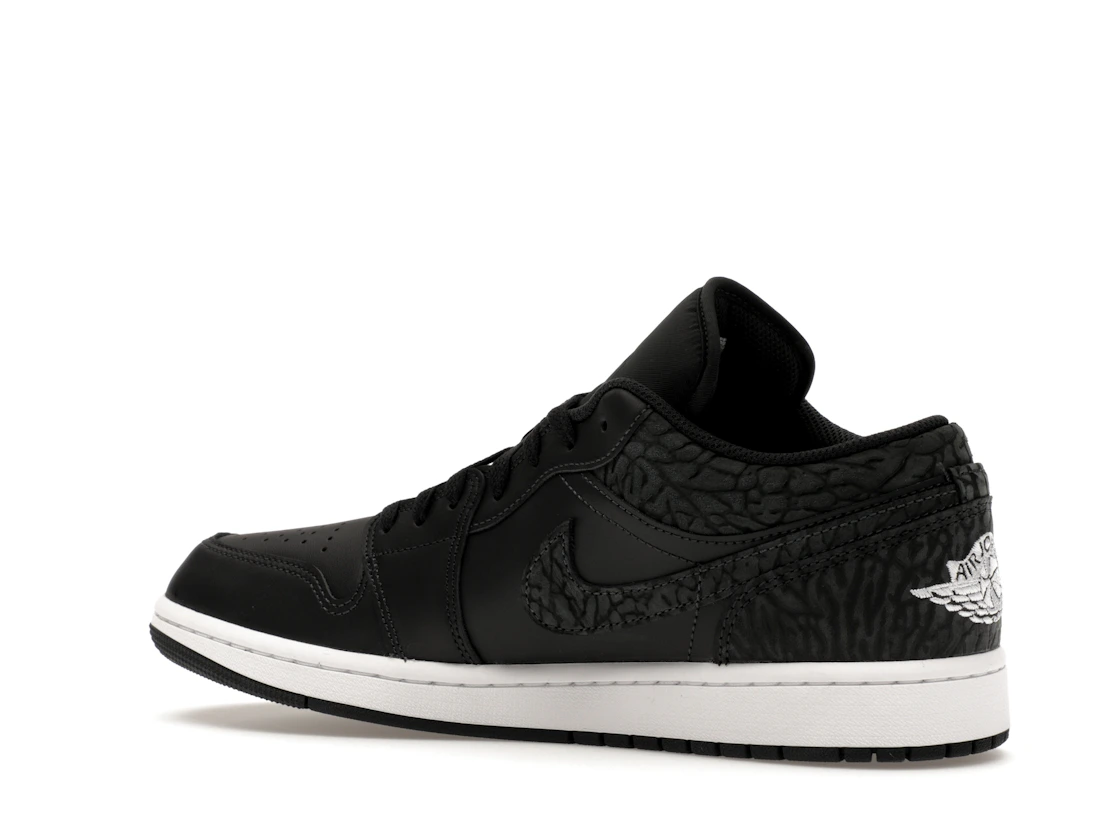Vue 22 de Jordan 1 Low SE Black Elephant