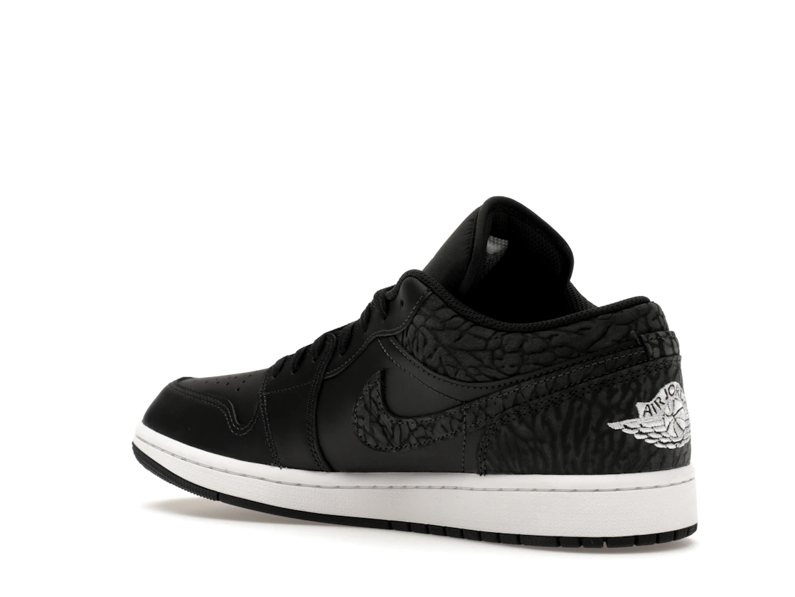 Vue 23 de Jordan 1 Low SE Black Elephant