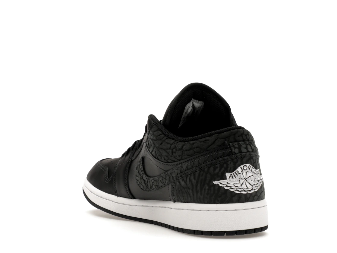 Vue 25 de Jordan 1 Low SE Black Elephant