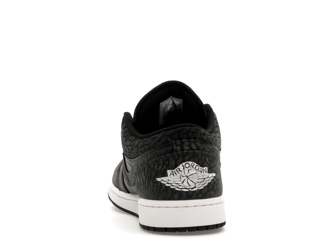 Vue 27 de Jordan 1 Low SE Black Elephant
